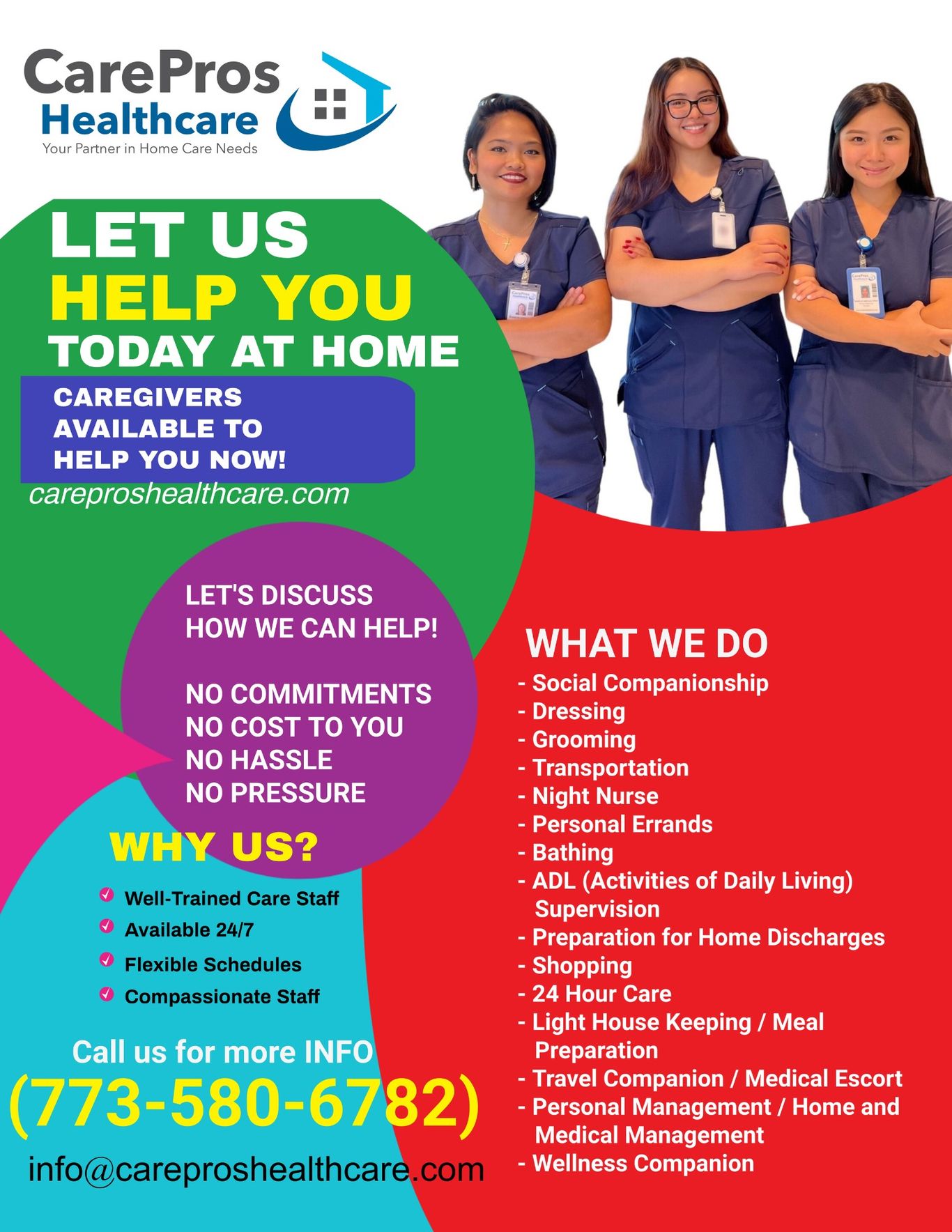 Caregivers in Northern Illinois, Lake County, and Cook County.